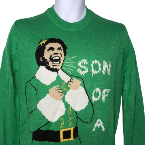 NWT Elf Buddy Son of a Nutcracker Ugly Sweater M - Picture 2 of 8
